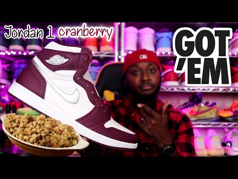 CRANBERRY JORDAN 1'S🔥Needed these for Thanksgiving🦃