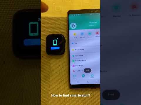 FIND SMARTWATCH through fitpro app  Check description for configuration videos