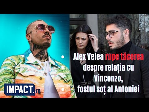 Alex Velea rupe tăcerea despre relația cu Vincenzo, fostul soț al Antoniei, și despre nunta cu ea