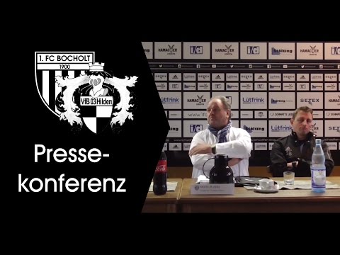 Pressekonferenz 22. Spieltag: 1. FC Bocholt - VfB 03 Hilden 2:1 (2:0)