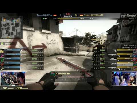 Team Wild Fire vs. ALTERNATE | Halbfinale, EPS Spring 2014 | de_dust2 Map 2