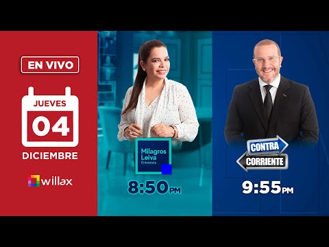 Willax en vivo - MILAGROS LEIVA ENTREVISTA - CONTRACORRIENTE - 04/12/2025 | Willax