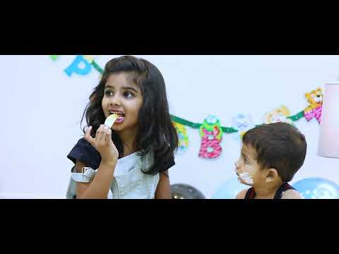 Saharsh birthday cake smash video