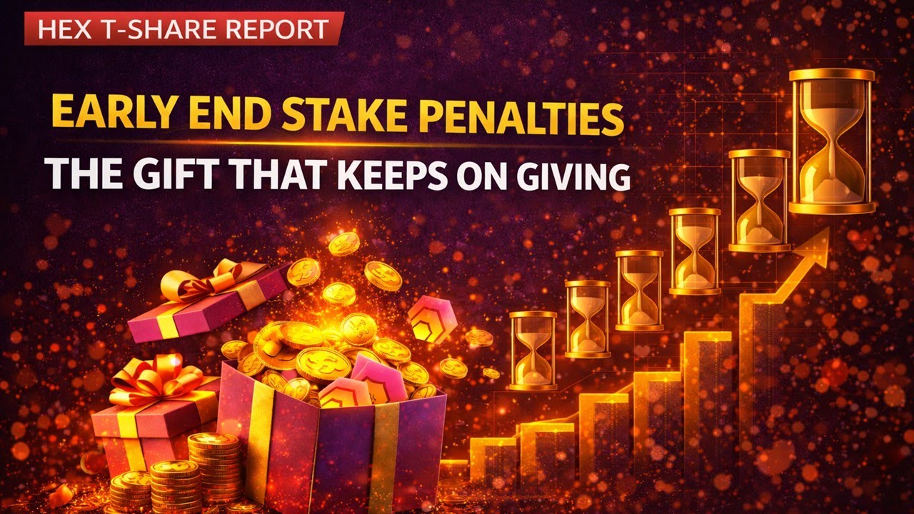 HEX T-Share Report | Early End Stake Penalties