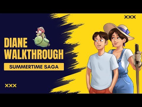 Diane Full Walkthrough Summertime Saga 0.20.5 || Diane Complete Storyline