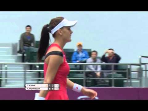 Danka Kovinić vs Agneska Radwanska final Tianjing