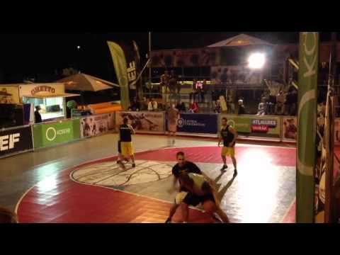 Ghetto street basketball in riga latvia