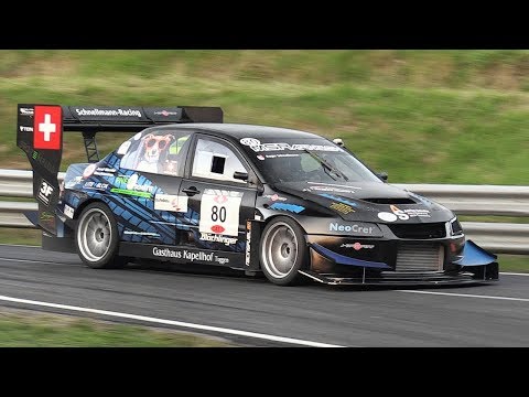 Mitsubishi Lancer Evo VIII J-Spec Bergmonster in action at FIA Hillclimb Masters 2018!