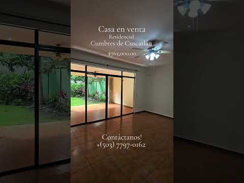 Casa en Antiguo Cuscatlán, Cumbres de Cuscatlán, La Libertad #ventadecasa #casa #inversión #home #sv