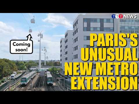 Why Paris Is Extending One Of Its Metro Lines... With A Cable Car