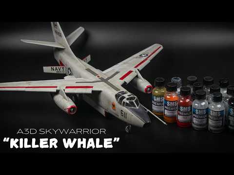 Let's build a "Killer Whale" - A3D Skywarrior 1/48 scale model build