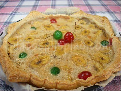 Tarta de plátano en 25 minutos