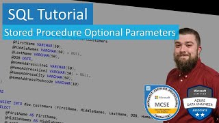 SQL Tutorial - Stored Procedures Optional Parameters