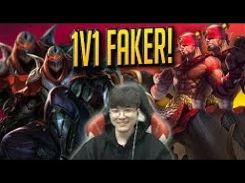 Faker 1v1 Viewers for money   Fakers Stream Highlights Translated