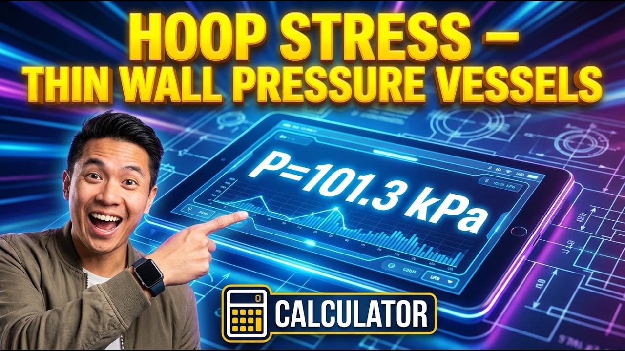 Hoop Stress Calculator — Thin Wall Pressure Vessels