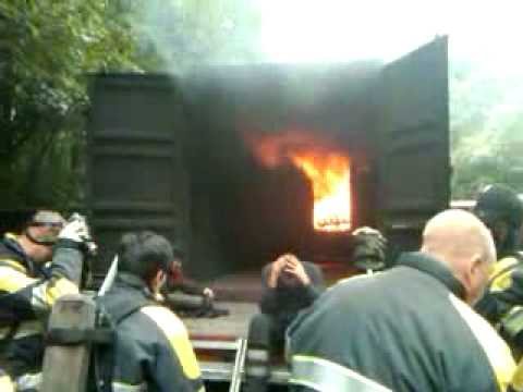 Warmteoefening Brandweer Lelystad