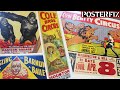 Linen Backing A Group Of Circus Posters