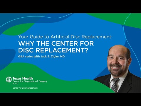 What makes the Center for Disc Replacement unique?