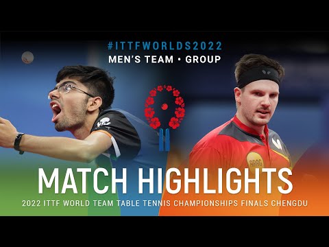 Highlights | Manav Vikas Thakkar (IND) vs Ricardo Walther (GER) | MT Grps | #ITTFWorlds2022