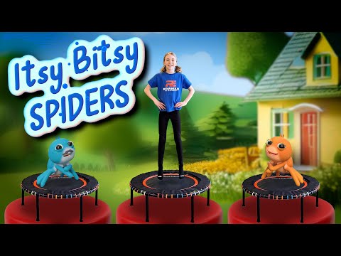 Toddler Trampoline Workout  |  Spider Bounce  |  PE Bowman