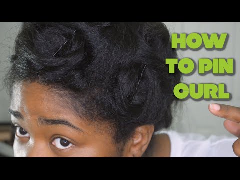 HOW TO PIN CURL NATURAL HAIR
