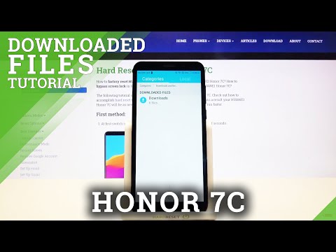 How to Open Downloaded Files on HUAWEI Honor 7C – Find Saved Files