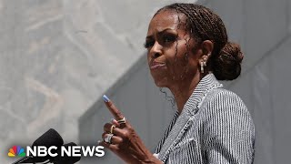 Michelle Obama speaks at the opening of the Obama Presidential Center in Chicago