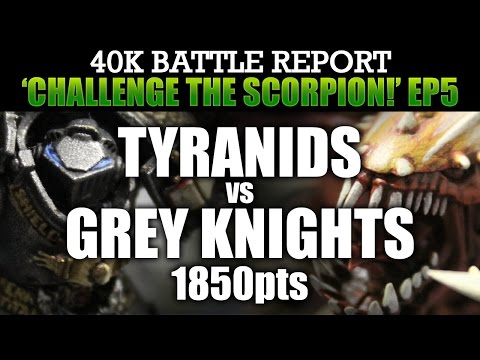 Tyranids vs Grey Knights Warhammer 40K Battle Report CTS5: HUNT TO EXTINCTION! 1850pts | HD