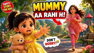 Download lagu Mommy Is Coming ❤️ | Lost in Park Story for Kids | Safety Song | Hindi Nursery Rhymes | KianaKidsTV mp3
