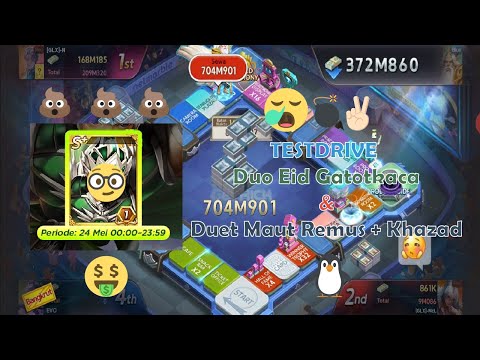 GATOT IKUT LEBARAN JUGA?? - DUET GATOT EID + REMUS & Khazad ft. Nopi !!! LINE Let's Get Rich #7