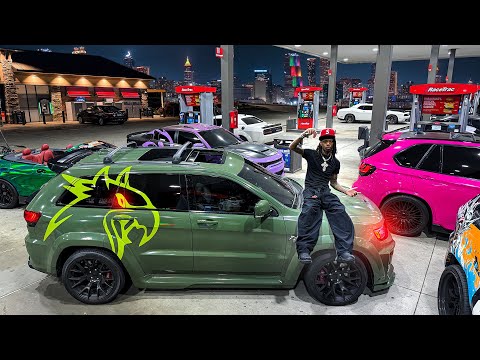 I TOOK MY 1000HP TRACKHAWK TO A CAR MEET
