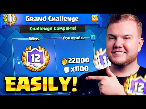 HOW TO WIN YOUR FIRST GRAND CHALLENGE IN CLASH ROYALE!