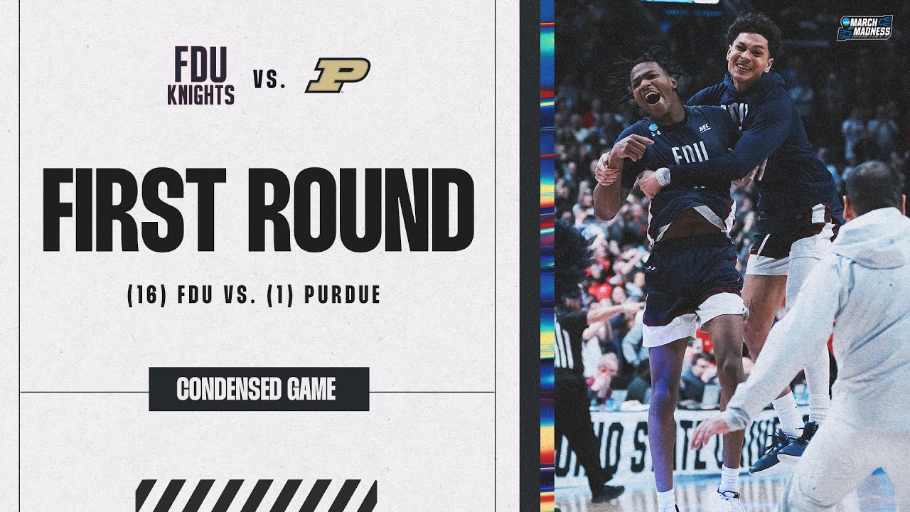 FDU vs. Purdue - First Round NCAA tournament extended highlights