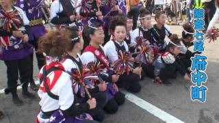preview picture of video '七尾　青柏祭「でか山」2010「奉幣式と曳帰り」'