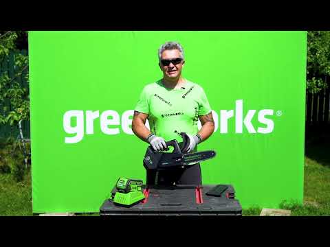 Аккумуляторная пила Greenworks GD40TCS