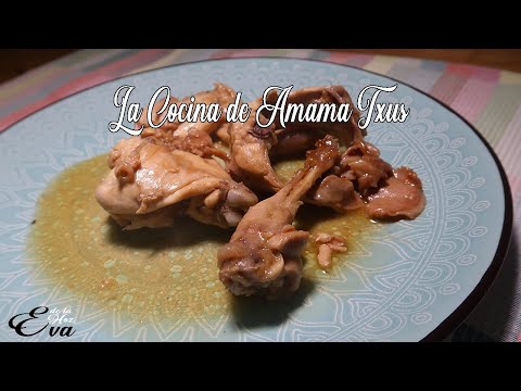 Conejo al ajillo - RECETA TRADICIONAL Y FÁCIL | AMAMA TXUS