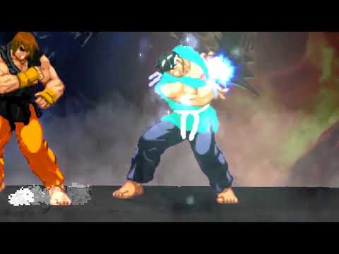 Electric Ice Ryu Vs Burning Fire Ken - Part 1