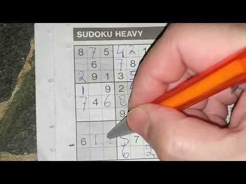 Valentines day, 2 puzzles for Sudoku lovers. (#440) Heavy Sudoku puzzle. 02-14-2020 part 2 of 2