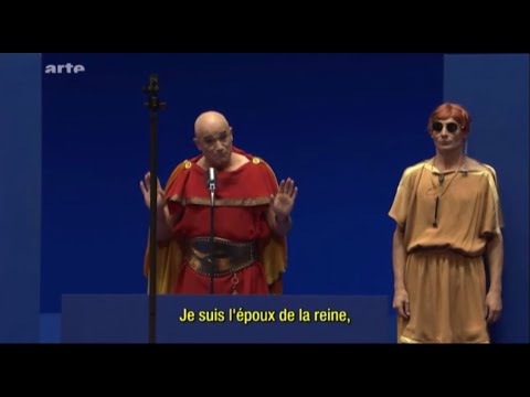 La belle Hélène Offenbach Théâtre du Châtelet 2015  couplets des rois  Kings' Verses   époux  pou