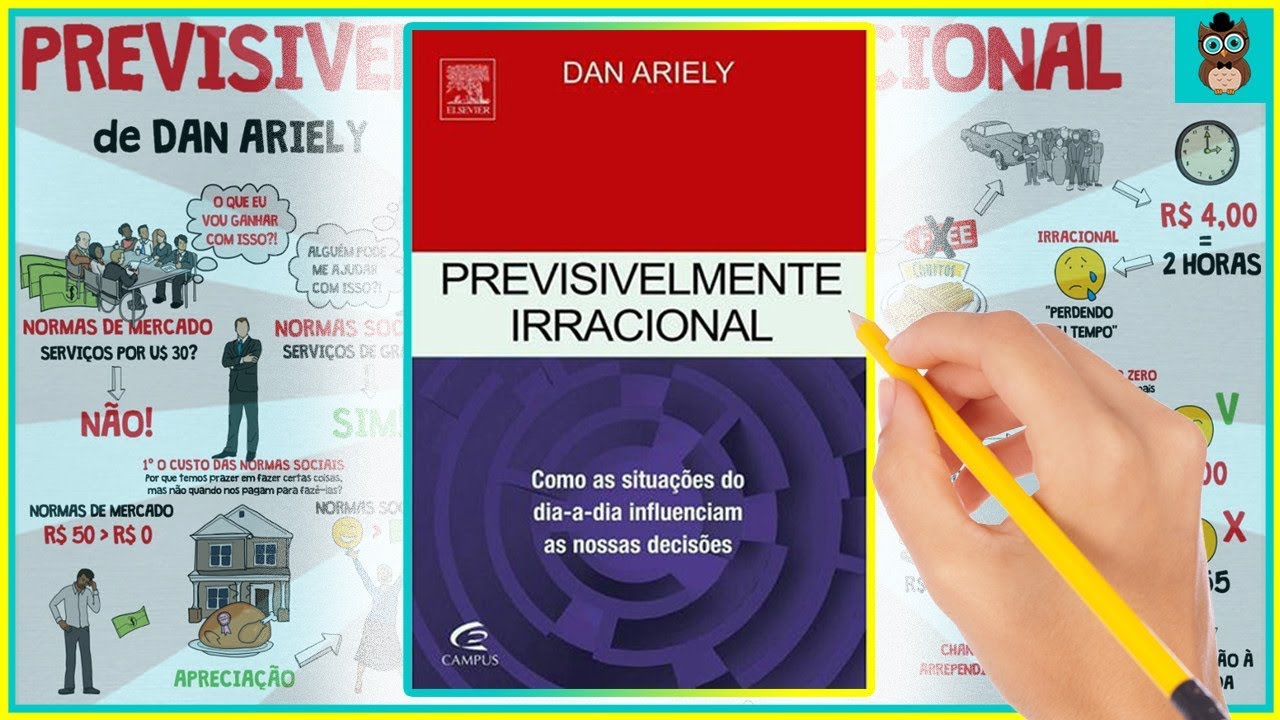 PREVISIVELMENTE IRRACIONAL | Dan Ariely | Resumo Animado do Livro