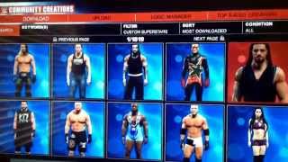 Wwe 2k15 how to get all people