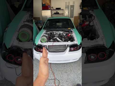 DRILLING INTO MY TURBO MUSTANG’S DASHBOARD TO ADD A GLOWING SWITCH!? (DAYTIME RUNNING LIGHT INSTALL)