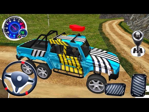 6x6 Offroad Jeep Drive || Jeep Offroad Simulator Best : Jeep Driving 3D Game - Android Gameplay
