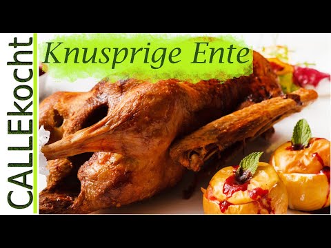 Knusprige Barbarie Ente lecker im Ofen zubereiten und braten - Rezept
