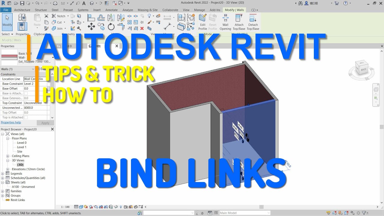 Autodesk Revit How To Bind Links