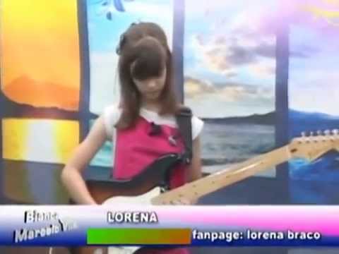 Lorena Braco na TV - The Beatles-The Ventures-Os Incriveis na guitarra