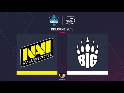 Navi vs BIG - Map 1 de_overpass - ESL One Cologne 2018 - Grand Final