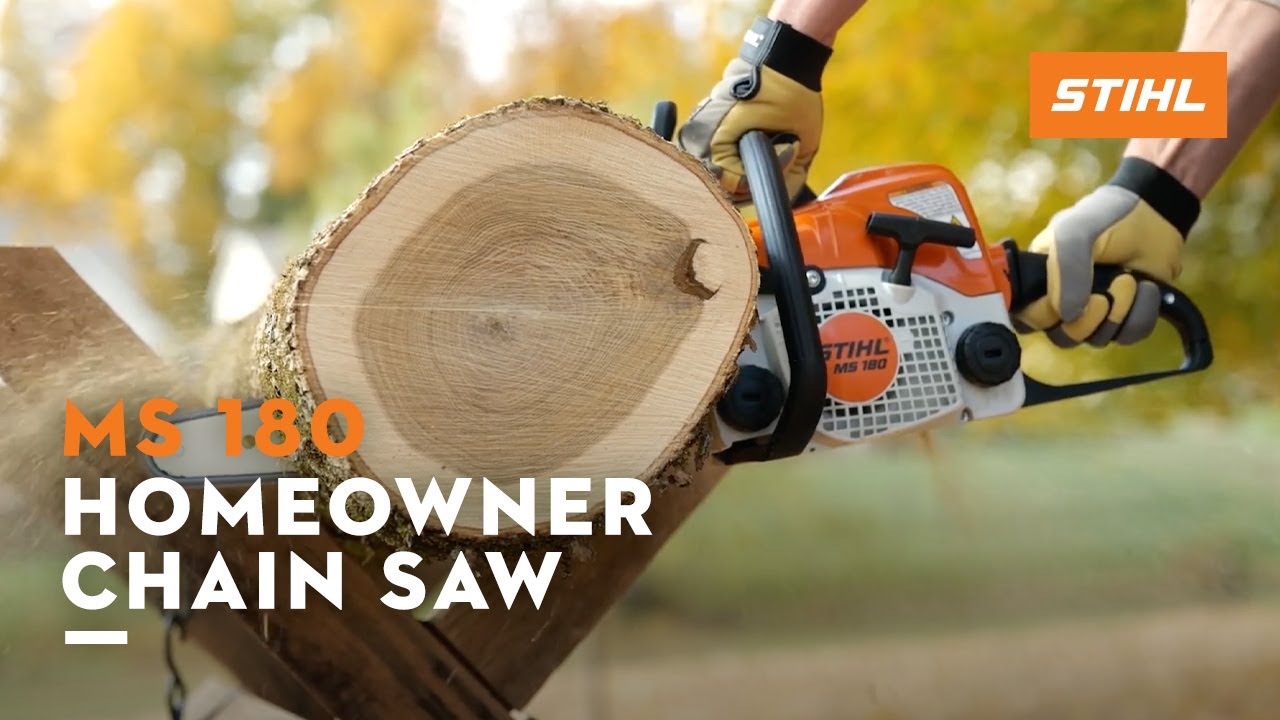 Auto naaien Boom MS 180 Chainsaw | Reliable, Light-Duty Chainsaw | STIHL USA