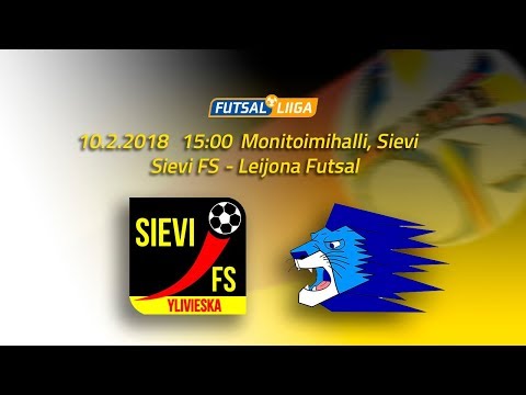 10.2.2018 Sievi FS - Leijona Futsal klo 15.00 Futsal Liiga