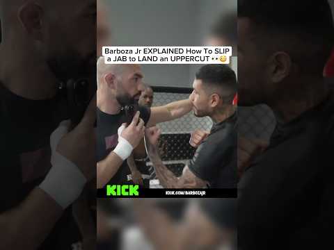 Barboza Jr EXPLAINED How to SLIP a JAB to LAND an UPPERCUT 👀😳
